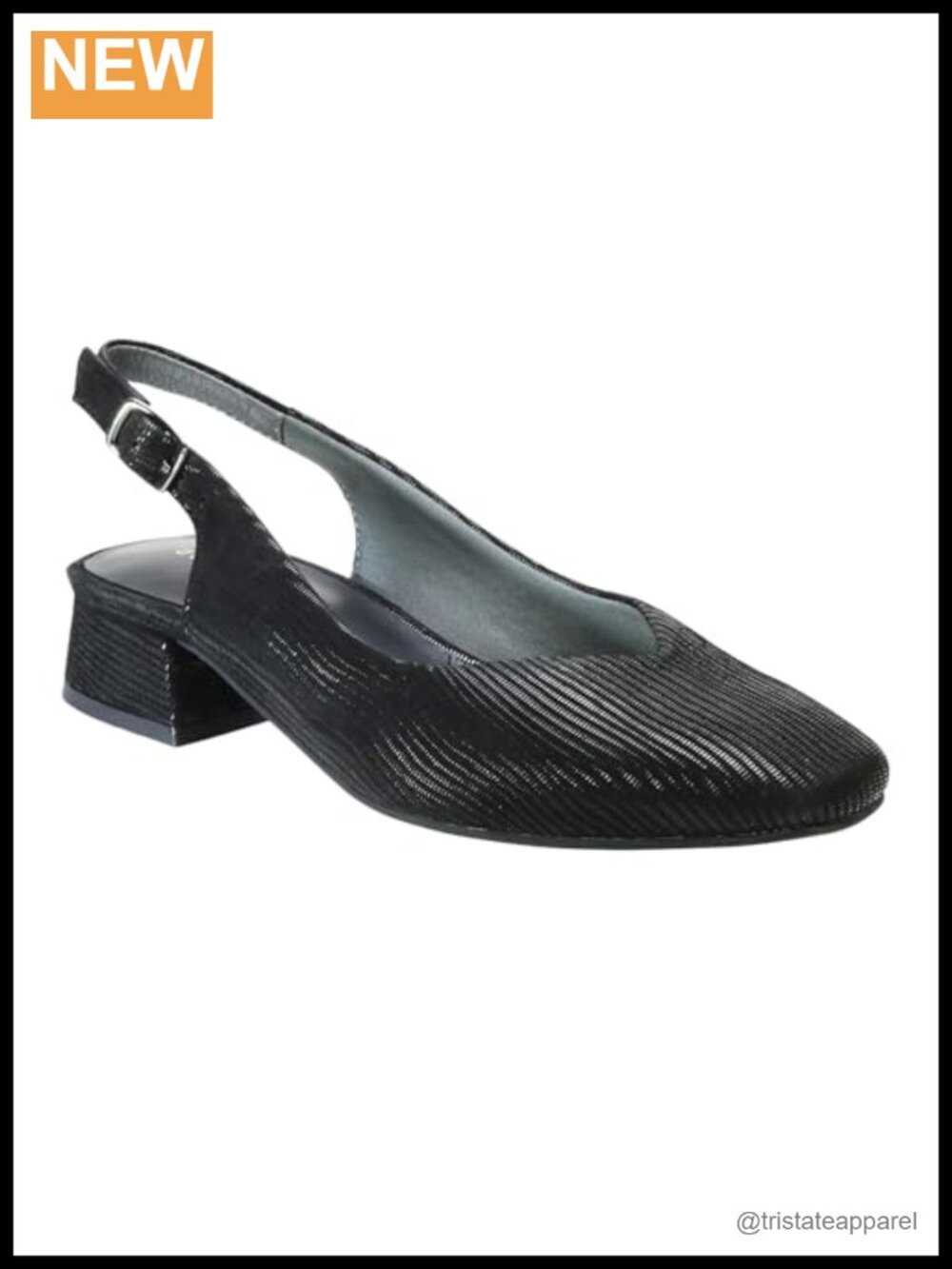 David Tate Sugar Nappa Leather Slingback Pump